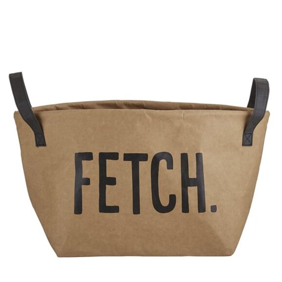 Santa Barbara Fetch Washable Paper Pet Storage Tote - Picture 1 of 1